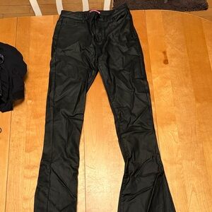 Edikted Black Boot Cut Pants